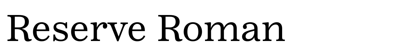 Reserve Roman